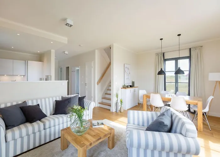 Reetland Am - Premium Reetdachvilla Mit 3 Schlafzimmern, Sauna Und Kamin E08 Hébergement de vacances Dranske